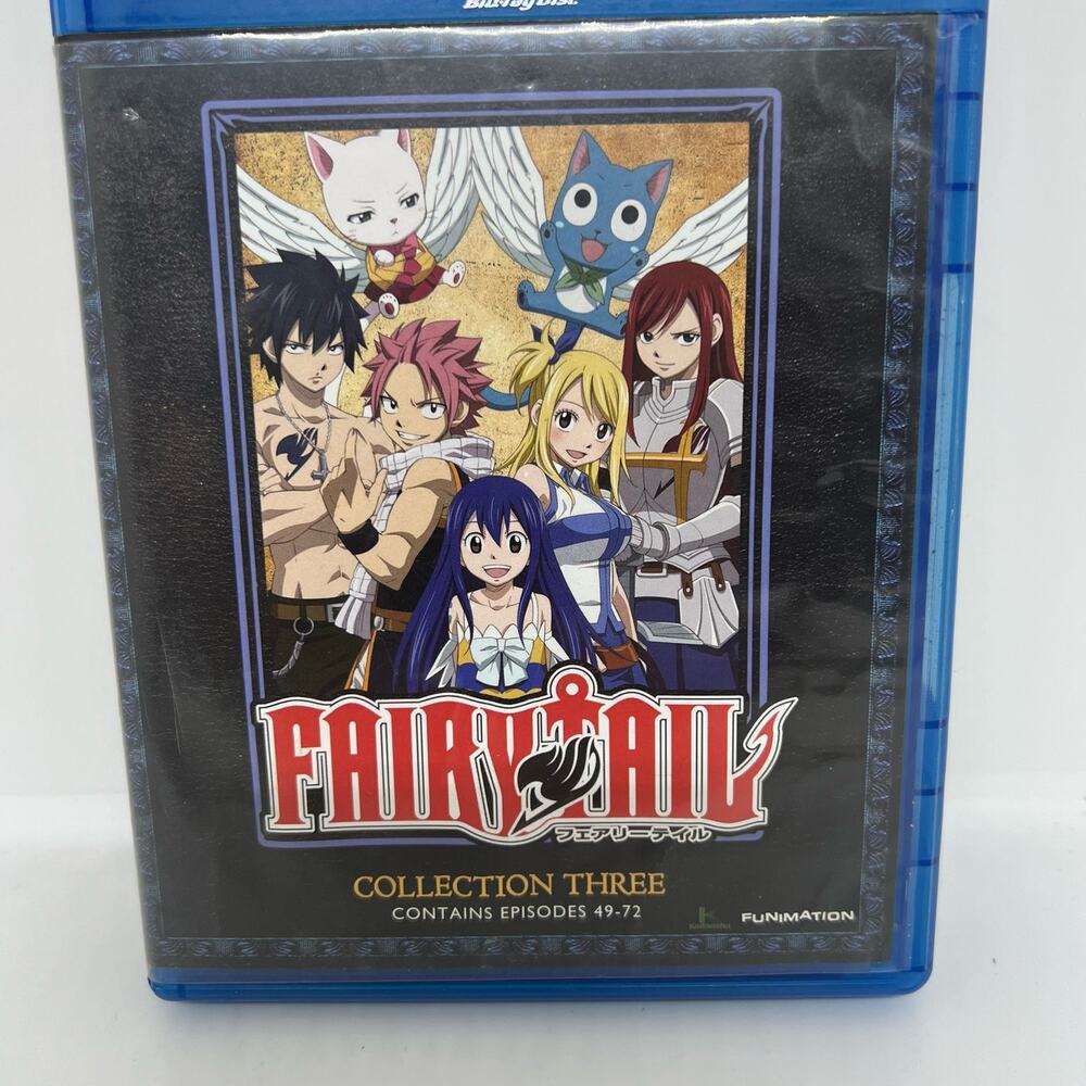 Fairytail DVD Blu-ray Collection three